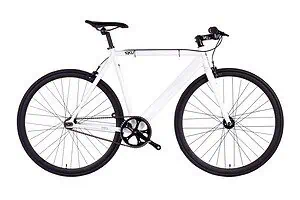 Vélo de piste à pignon fixe 6KU blanc