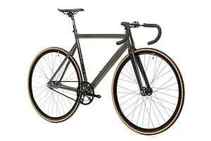 State Bicycle Co Pignon Fixe Black Label v2 - Vert Armée
