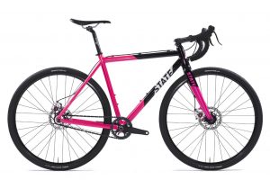 State Bicycle Co Thunderbird Singlespeed Cyclocross Fiets Roze-0